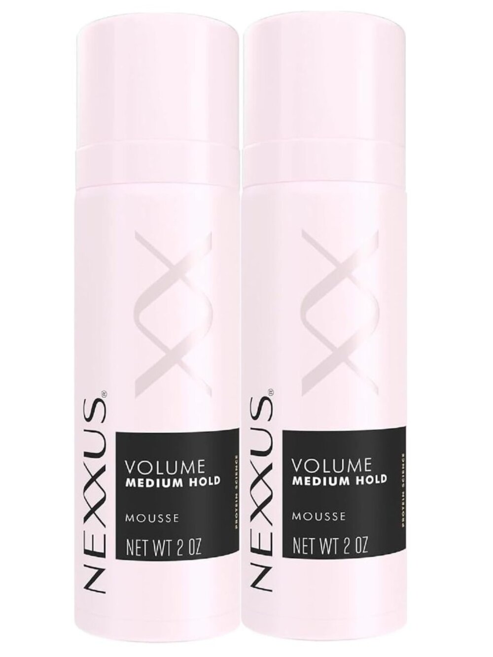 Pack of 2 Nexxus Volume Medium Hold Mousse, Travel Size 2 OZ